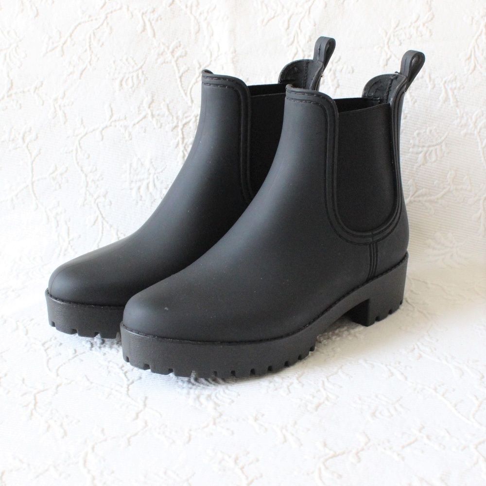 JEFFREY CAMPBELL Cloudy Chelsea Rain Boot